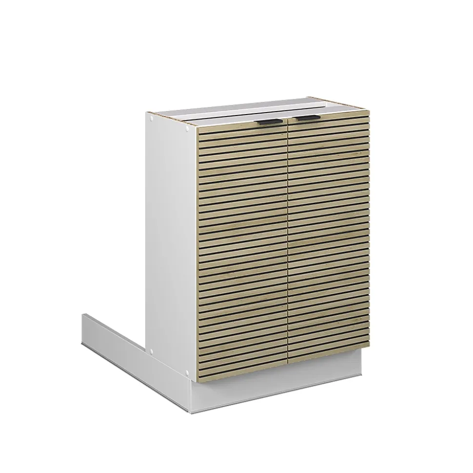 Vicco Ilot de cuisine Panneau en chêne 60cm sans plan de travail