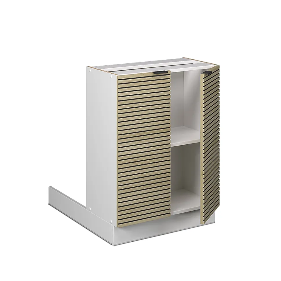 Vicco Ilot de cuisine Panneau en chêne 60cm sans plan de travail