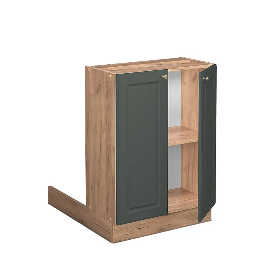 Vicco Îlot de cuisine Vert Or Campagne 60cm sans PT