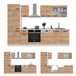 Vicco Meuble bas de cuisine Anthracite campagne 60cm sans PT