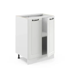 Vicco Meuble bas de cuisine Blanc campagne 60cm sans PT