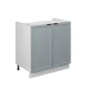 Vicco Meuble bas sous-évier Bleu clair-gris 80cm sans PT