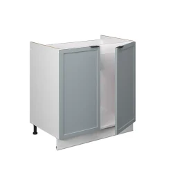Vicco Meuble bas sous-évier Bleu clair-gris 80cm sans PT
