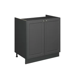 Vicco Meuble bas sous-évier Anthrazit-Gold Landhaus 80cm , PT Anthracite