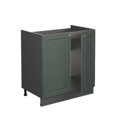 Vicco Meuble bas sous-évier Vert Or Campagne 80cm , PT Marbre