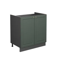 Vicco Meuble bas sous-évier Vert Or Campagne 80cm sans PT