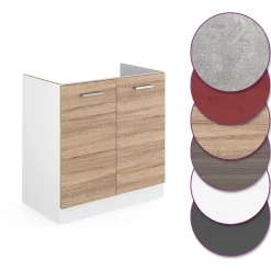 Vicco Meuble bas sous-évier Sonoma 80cm sans PT