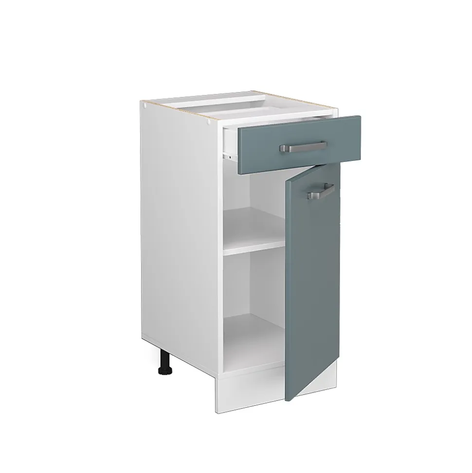 Vicco Meuble cuisine Bleu-gris 40cm sans PT