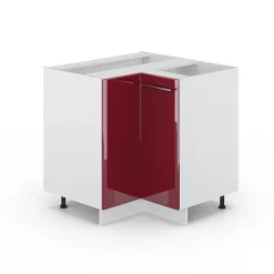 Vicco Meuble dangle Rouge bordeaux Haute brillance 80.5cm sans PT