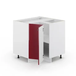 Vicco Meuble dangle Rouge bordeaux Haute brillance 80.5cm sans PT