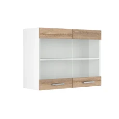 Vicco Meuble de cuisine haut vitré Sonoma 80cm