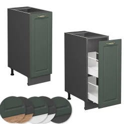 Vicco Meuble de cuisine Vert Or Campagne 30cm sans PT