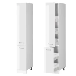 Vicco Meuble haute de cuisine Blanc Haute brillance 30cm