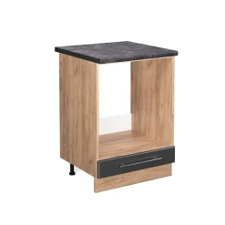 Vicco Meuble pour four Anthracite Haute brillance 60cm , PT Anthracite