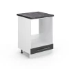 Vicco Meuble pour four Anthracite Haute brillance 60cm , PT Anthracite