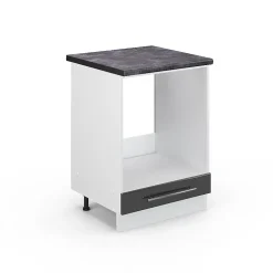 Vicco Meuble pour four Anthracite Haute brillance 60cm , PT Anthracite