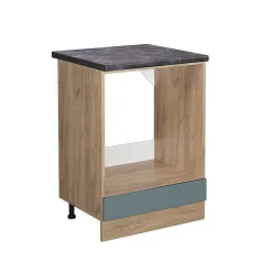 Vicco Meuble pour four Bleu-gris 60cm , PT Anthracite