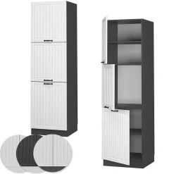 Vicco Meuble pour four Blanc campagne 60cm