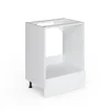 Vicco Meuble pour four Blanc Haute brillance 60cm sans PT