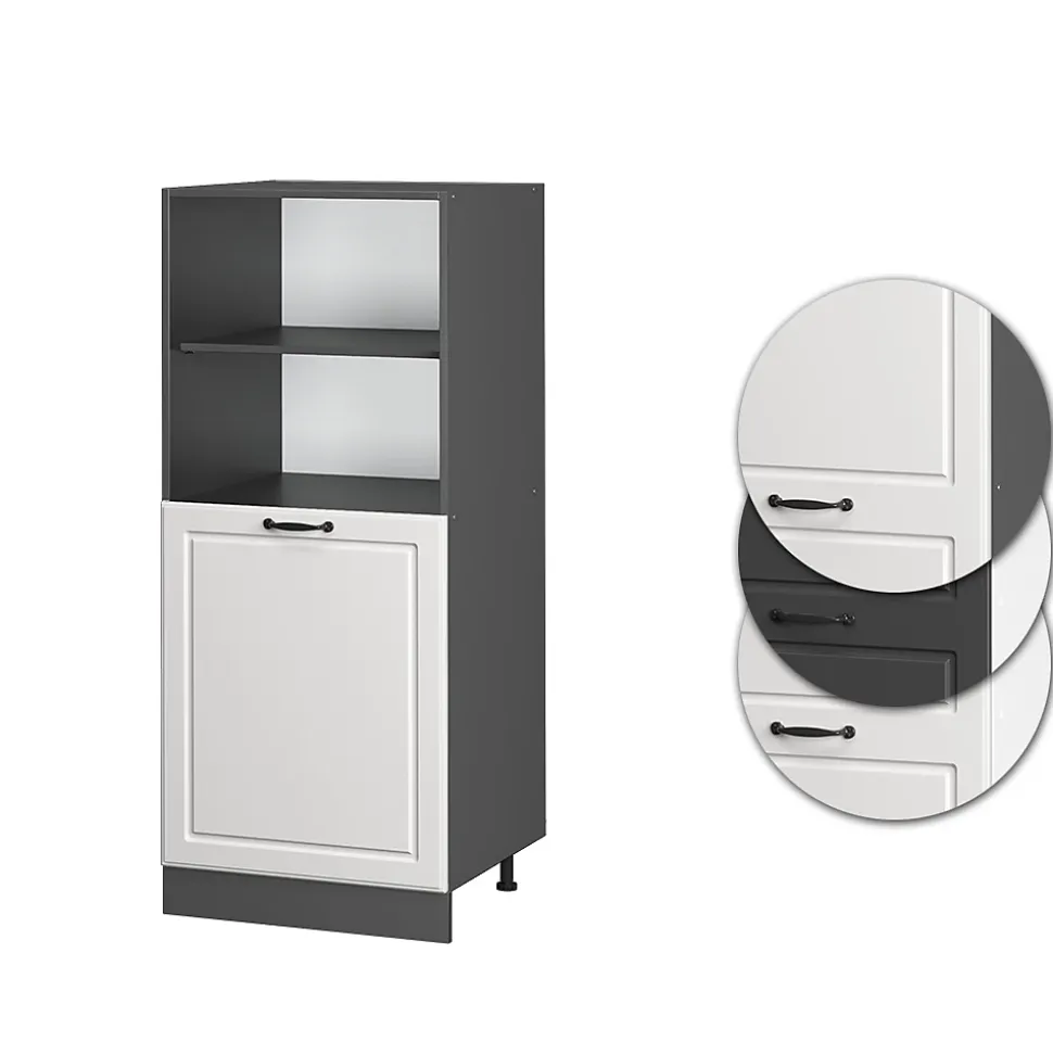 Vicco Meuble pour four Blanc campagne 60cm