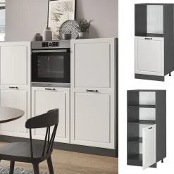 Vicco Meuble pour four Blanc campagne 60cm