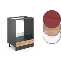 Vicco Meuble pour four Chêne de force doré 60cm sans PT