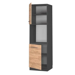 Vicco Meuble pour four Chêne de force doré 60cm ouvert