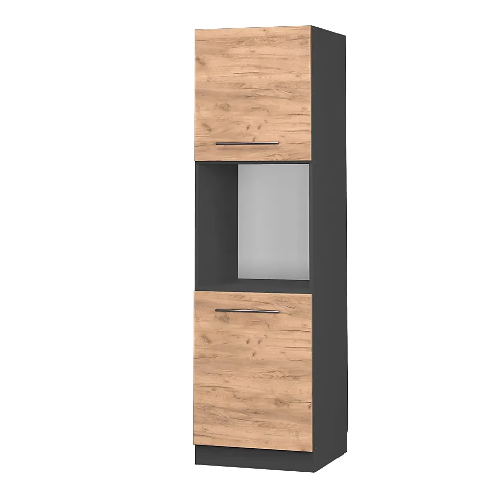 Vicco Meuble pour four Chêne de force doré 60cm ouvert