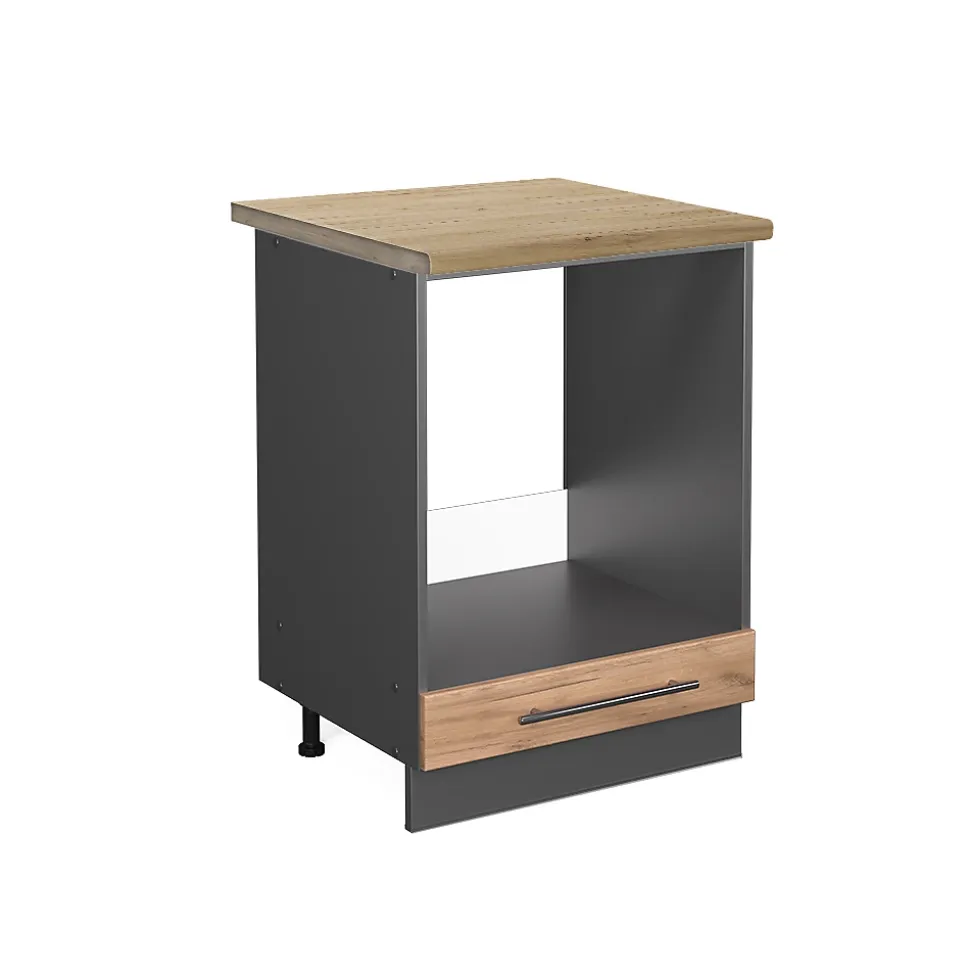 Vicco Meuble pour four Chêne de force doré 60cm , PT Chêne