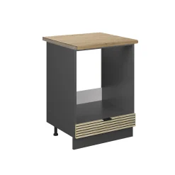 Vicco Meuble pour four Panneau en chêne 60cm , PT Chêne