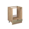 Vicco Meuble pour four Panneau en chêne 60cm sans plan de travail
