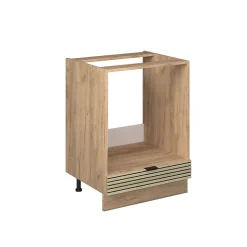 Vicco Meuble pour four Panneau en chêne 60cm sans plan de travail