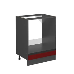 Vicco Meuble pour four Rouge 60cm J-Shape, sans PT