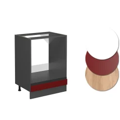 Vicco Meuble pour four Rouge 60cm J-Shape, sans PT