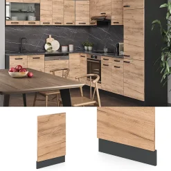 Vicco Meubles de cuisine Chêne de force doré 45cm sans PT