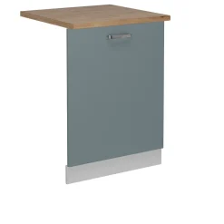 Vicco Panneau de lave-vaisselle Bleu-gris 60cm , PT Chêne