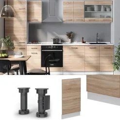 Vicco Panneau de lave-vaisselle Sonoma 45cm , PT Chêne