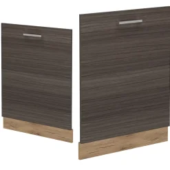 Vicco Panneau de lave-vaisselle Gris noble 60cm , PT Marbre