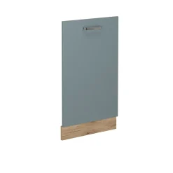 Vicco Panneau de lave-vaisselle Bleu-gris 45cm sans PT