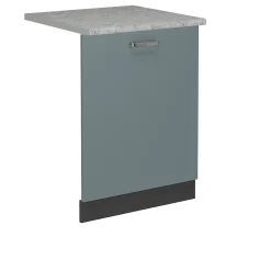 Vicco Panneau de lave-vaisselle Bleu-gris 60cm , PT Marbre