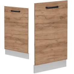 Vicco Panneau de lave-vaisselle Chêne de force doré 45cm , PT Marbre