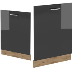 Vicco Panneau de lave-vaisselle Anthracite Haute brillance 60cm , PT Anthracite