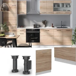 Vicco Panneau de lave-vaisselle Sonoma 60cm , PT Chêne