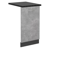 Vicco Panneau de lave-vaisselle Béton 45cm , PT Anthracite