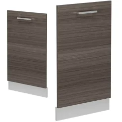 Vicco Panneau de lave-vaisselle Gris noble 45cm , PT Anthracite