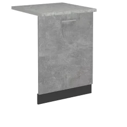 Vicco Panneau de lave-vaisselle Béton 60cm , PT Anthracite