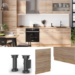 Vicco Panneau de lave-vaisselle Sonoma 60cm , PT Marbre