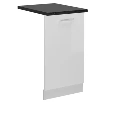 Vicco Panneau de lave-vaisselle Blanc Haute brillance 45cm , PT Anthracite