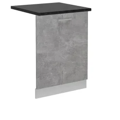 Vicco Panneau de lave-vaisselle Béton 60cm , PT Anthracite