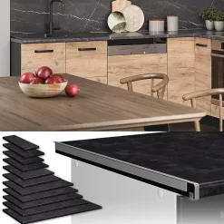 Vicco Plan de travail cuisine Anthracite 30cm